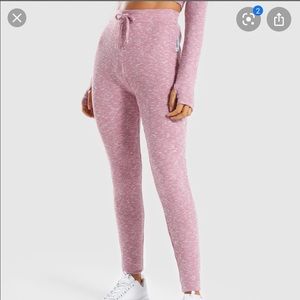 New Gymshark Slounge Legging - Dusky Pink Marl M